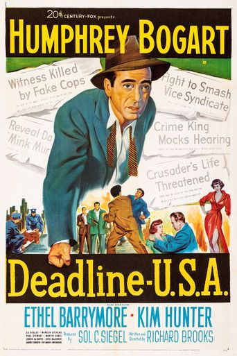 Watch Deadline - U.S.A. 1952 poster