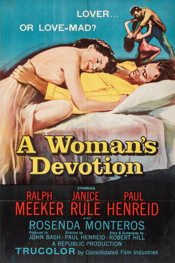 Watch A Woman's Devotion 1956 poster