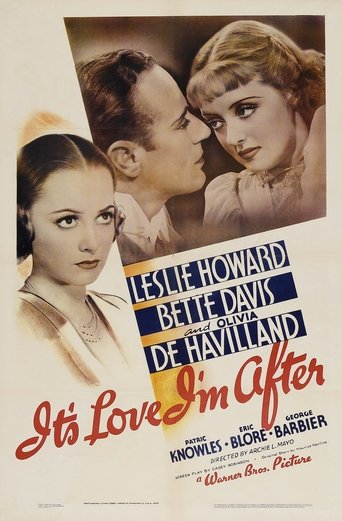 Watch It's Love I'm After 1937 poster