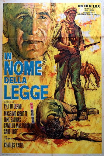 Watch In the Name of the Law 1949 poster