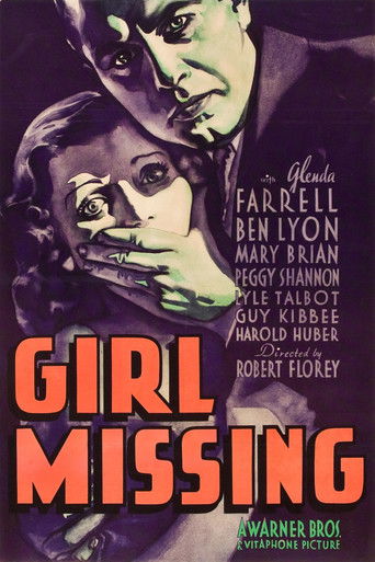 Watch Girl Missing 1933 poster