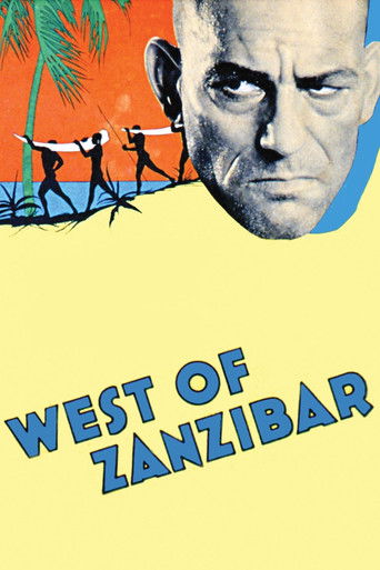 Watch West of Zanzibar 1928 poster