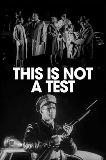 Watch This Is Not a Test 1962 poster